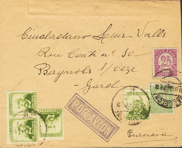 0000004338 - Zona Republicana. Bando Republicano Correo Aéreo