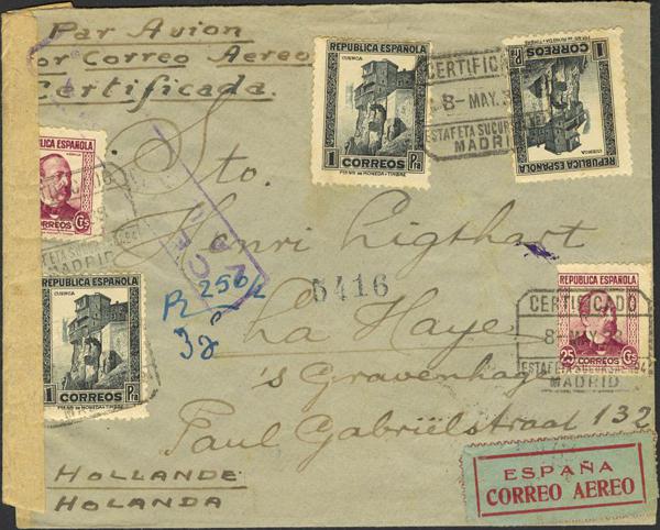 0000004400 - Zona Republicana. Bando Republicano Correo Certificado