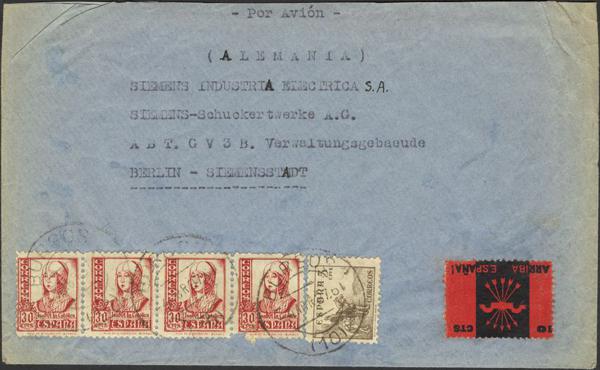 0000004433 - Zona Nacional. Bando Nacional Correo Aéreo