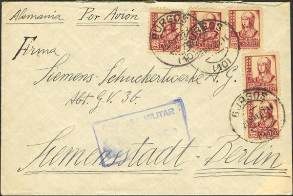 0000004435 - Zona Nacional. Bando Nacional Correo Aéreo