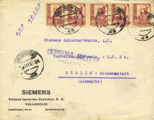 0000004436 - Zona Nacional. Bando Nacional Correo Aéreo