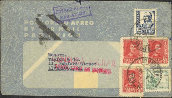 0000004598 - Spain. Spanish State Air Mail