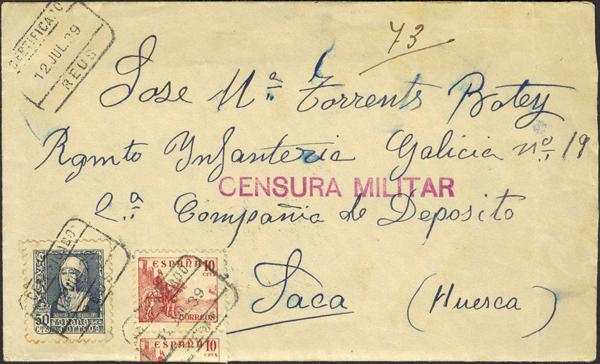 0000005083 - Zona Nacional. Bando Nacional Correo Certificado