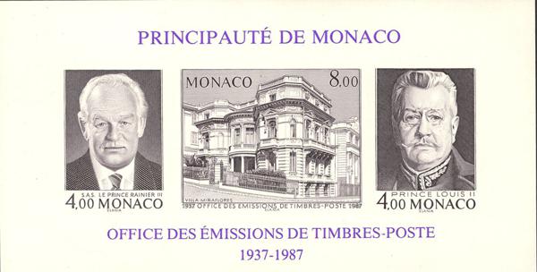 0000008003 - Mónaco. Hoja Bloque