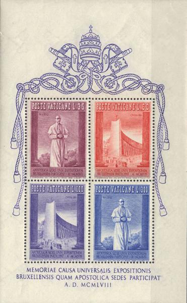 0000008102 - Vaticano. Hoja Bloque