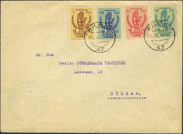 0000008717 - Zona Nacional. Censura Militar Bando Nacional