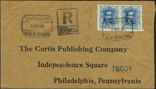 0000008838 - Spain. Alfonso XIII Registered Mail