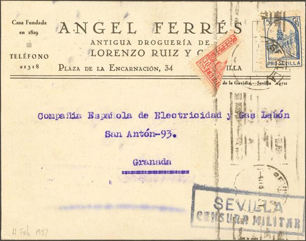 0000008921 - Andalusia. Postal History