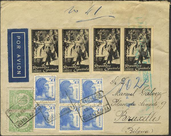 0000009092 - Spain. Spanish Republic Registered Mail