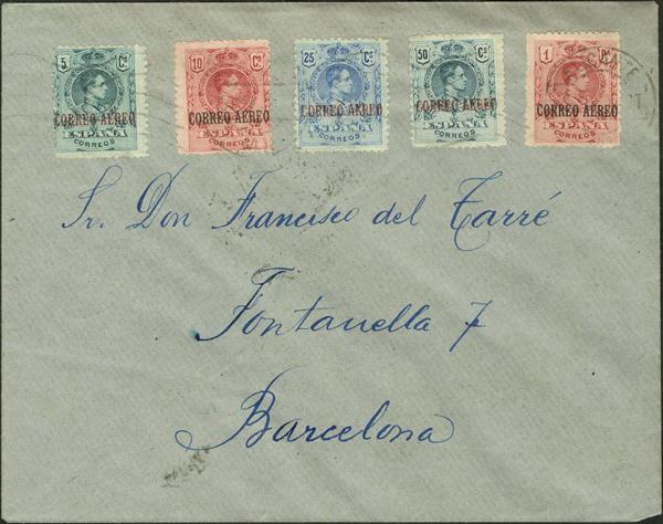 0000009608 - Spain. Alfonso XIII Air Mail