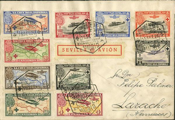0000009614 - Spain. Alfonso XIII Air Mail