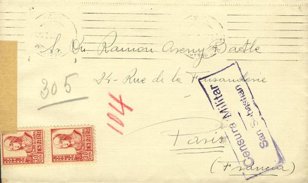 0000009680 - Zona Nacional. Censura Militar Bando Nacional