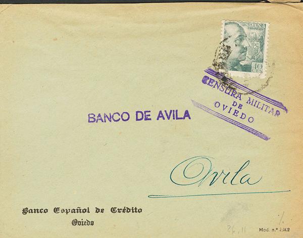 0000009684 - Zona Nacional. Censura Militar Bando Nacional