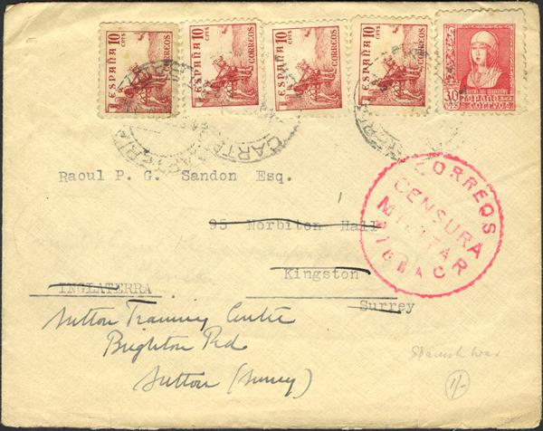 0000009689 - Zona Nacional. Censura Militar Bando Nacional