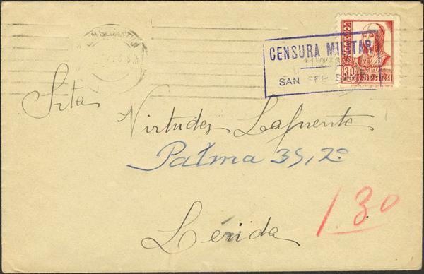 0000009693 - Zona Nacional. Censura Militar Bando Nacional