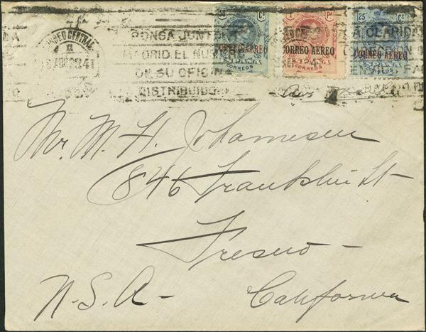 0000009776 - Spain. Alfonso XIII Air Mail