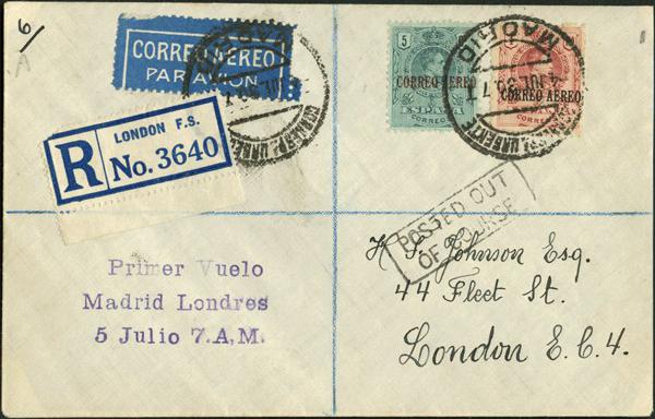 0000009783 - Spain. Alfonso XIII Air Mail