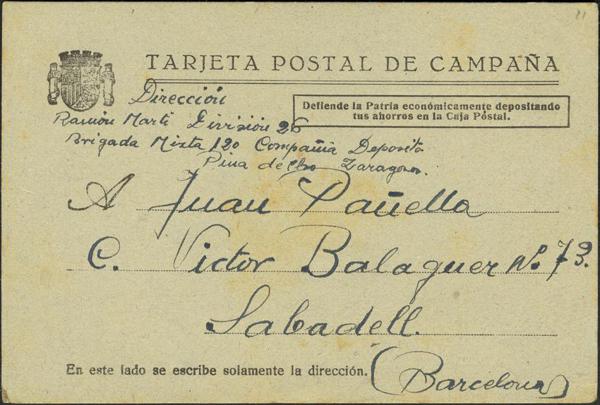 0000009855 - Zona Republicana. Postal Republicana