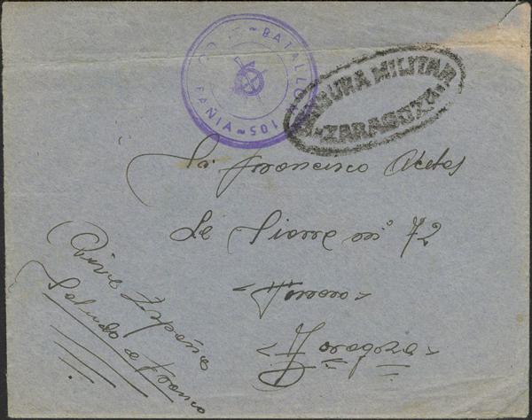 0000009977 - Zona Nacional. Censura Militar Bando Nacional