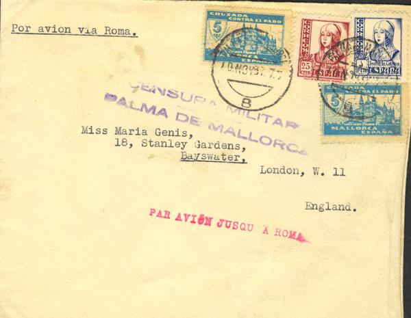 0000010019 - Zona Nacional. Bando Nacional Correo Aéreo