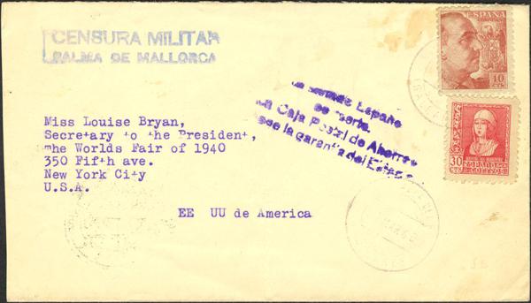 0000010022 - Zona Nacional. Censura Militar Bando Nacional