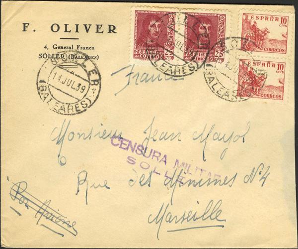 0000010027 - Zona Nacional. Censura Militar Bando Nacional