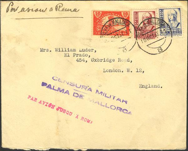 0000010036 - Zona Nacional. Bando Nacional Correo Aéreo