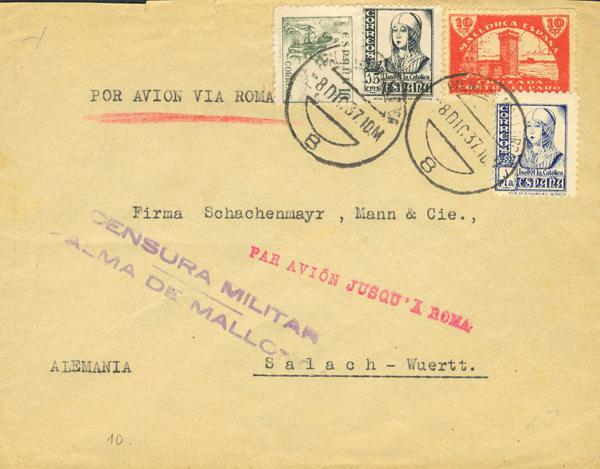 0000010042 - Zona Nacional. Bando Nacional Correo Aéreo