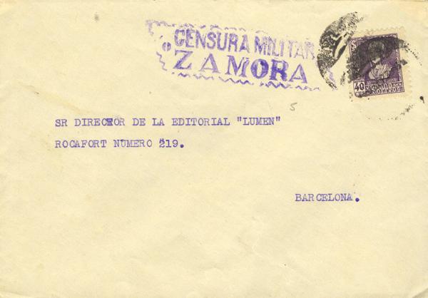 0000010257 - Zona Nacional. Censura Militar Bando Nacional