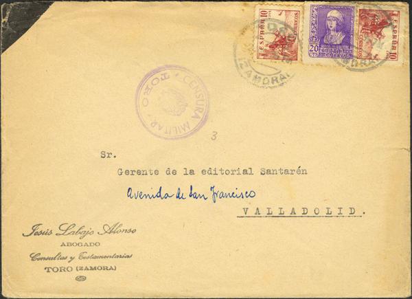 0000010262 - Zona Nacional. Censura Militar Bando Nacional