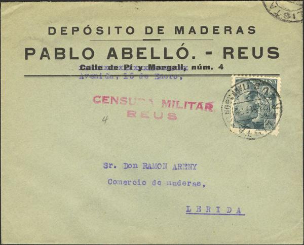 0000010410 - Zona Nacional. Censura Militar Bando Nacional