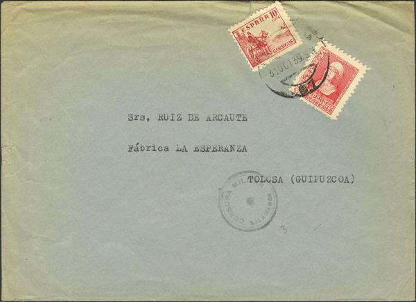 0000010419 - Zona Nacional. Censura Militar Bando Nacional