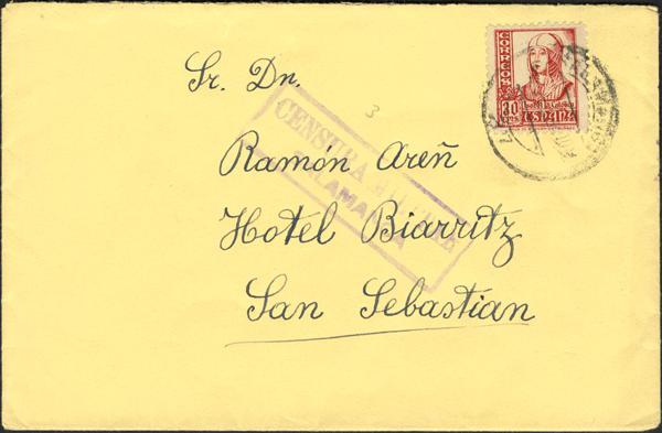 0000010423 - Zona Nacional. Censura Militar Bando Nacional