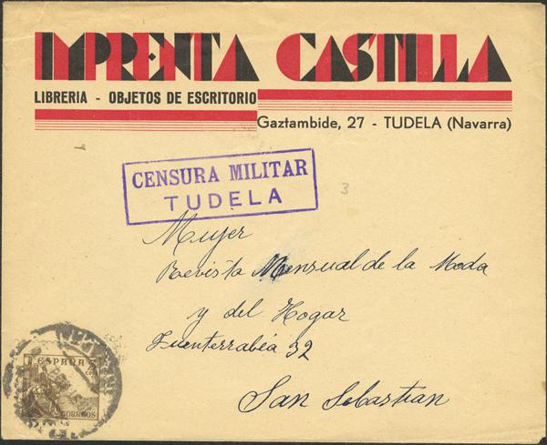 0000010435 - Zona Nacional. Censura Militar Bando Nacional