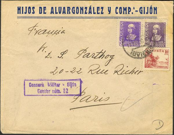 0000010441 - Zona Nacional. Censura Militar Bando Nacional