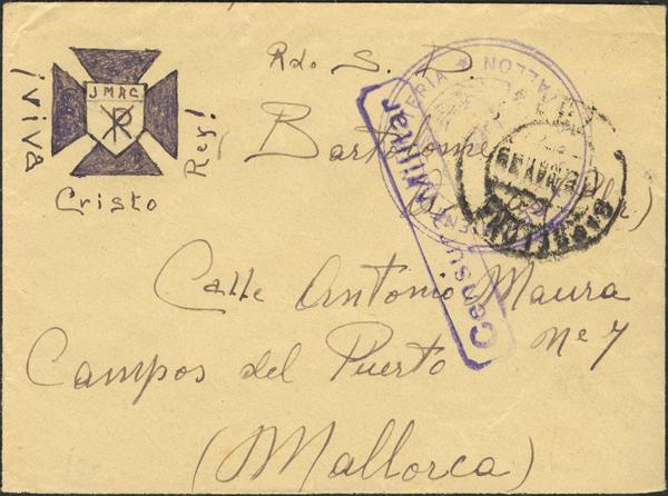 0000010644 - Zona Nacional. Censura Militar Bando Nacional