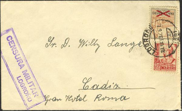 0000010645 - Zona Nacional. Censura Militar Bando Nacional