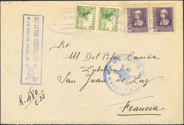 0000012482 - Zona Nacional. Censura Militar Bando Nacional