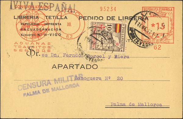 0000012730 - Other sections. Roller Postmark / Mechanical Franking