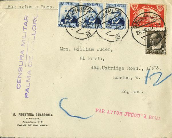 0000012778 - Islas Baleares. Historia Postal