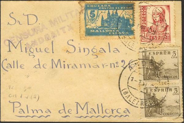 0000012782 - Zona Nacional. Censura Militar Bando Nacional