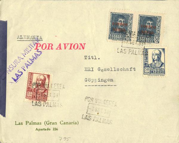 0000012802 - Spain. Spanish State Air Mail