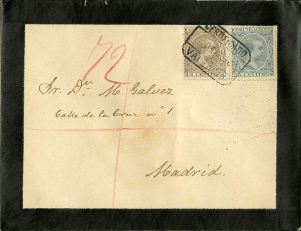 0000012912 - Spain. Alfonso XIII Registered Mail