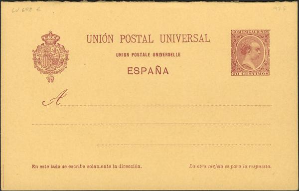0000012975 - Entero Postal. Oficial
