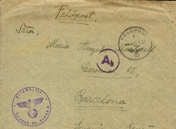 0000013591 - Alemania. Correo de Campaña / Militar