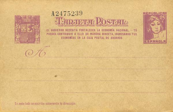 0000013741 - Entero Postal. Oficial