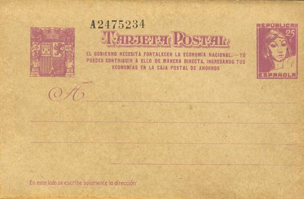 0000013743 - Entero Postal. Oficial