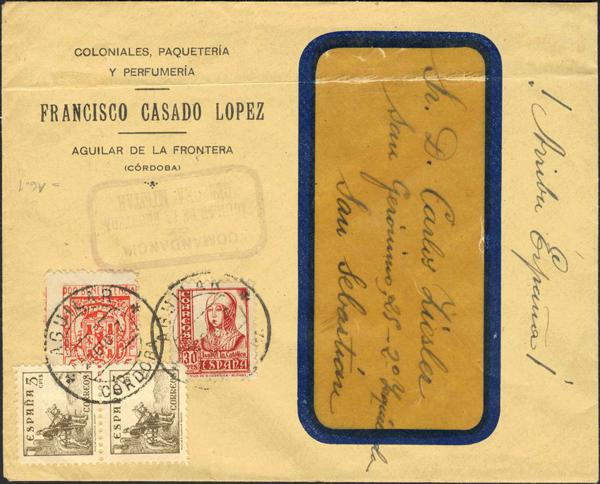 0000014738 - Zona Nacional. Censura Militar Bando Nacional