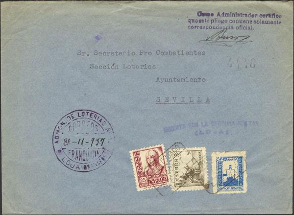 0000014757 - Zona Nacional. Bando Nacional Correo Certificado