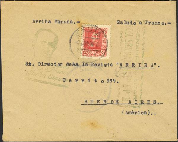 0000014769 - Zona Nacional. Censura Militar Bando Nacional